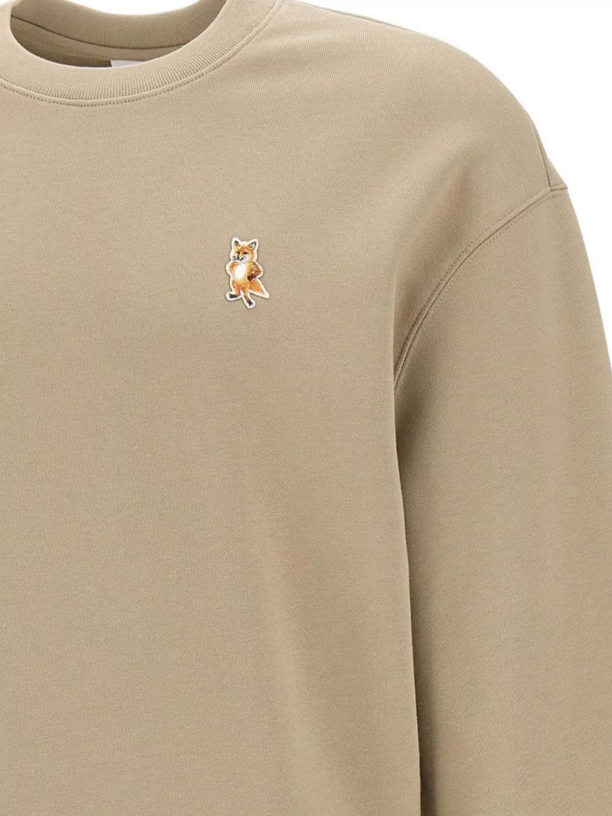 Maison Kitsuné Fox Design Comfort Crew Neck Sweatshirt