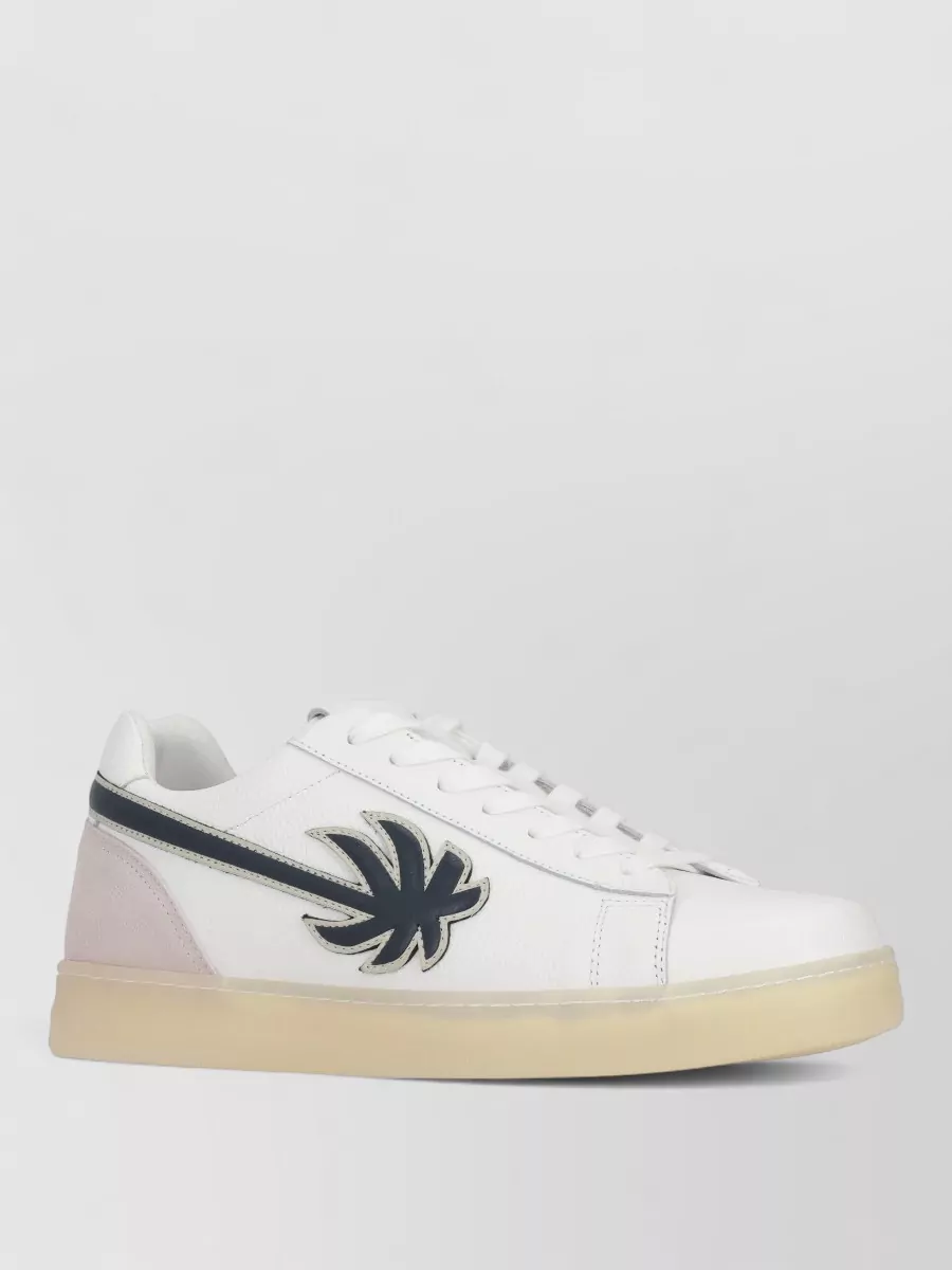 Palm Angels Leather Low-Top Sneakers