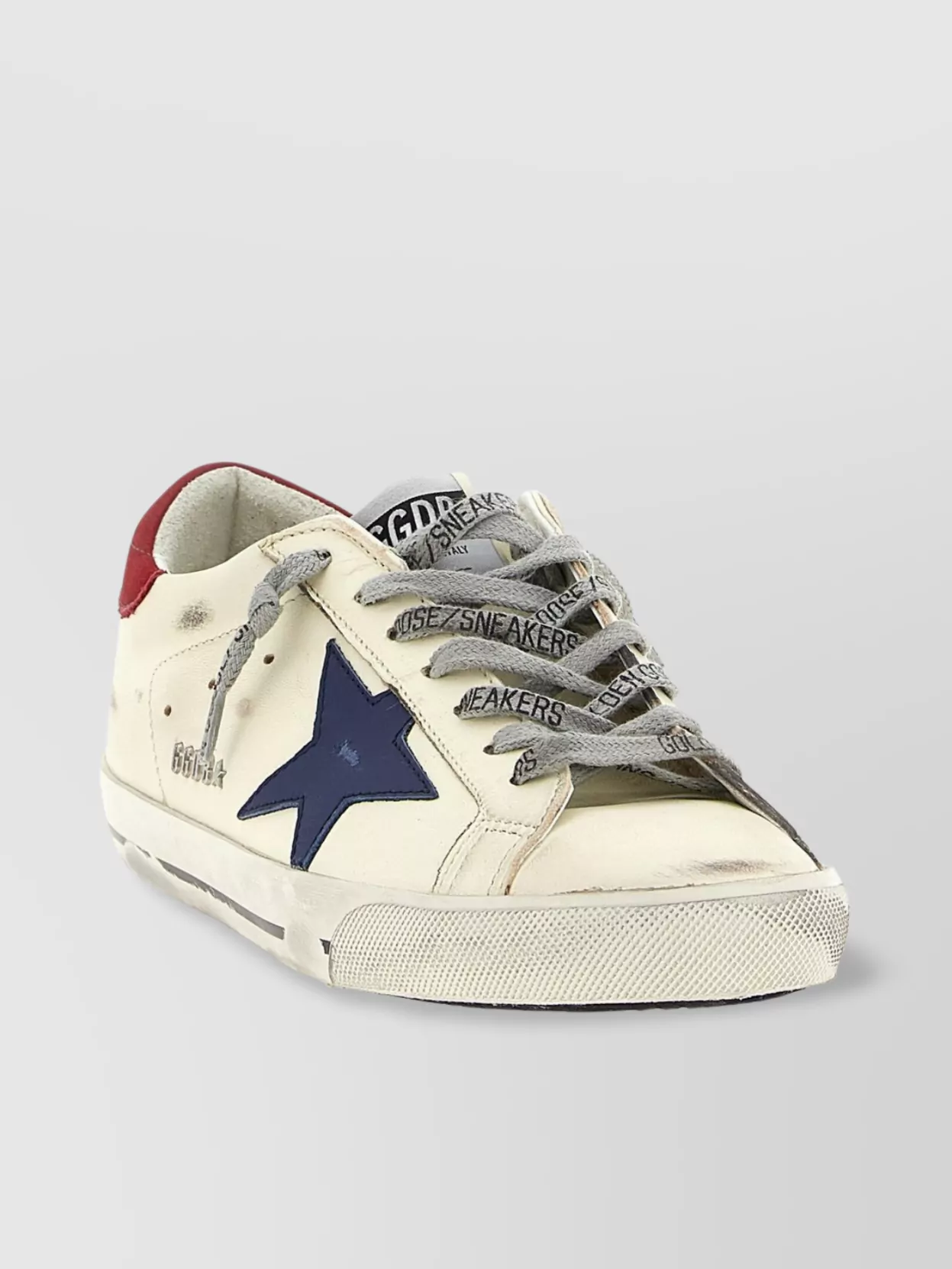 Golden Goose Superstar Multicolor Low Top Sneakers With Logo Patch On The Tongue And Contrasting Heel With Logo L In Neutral