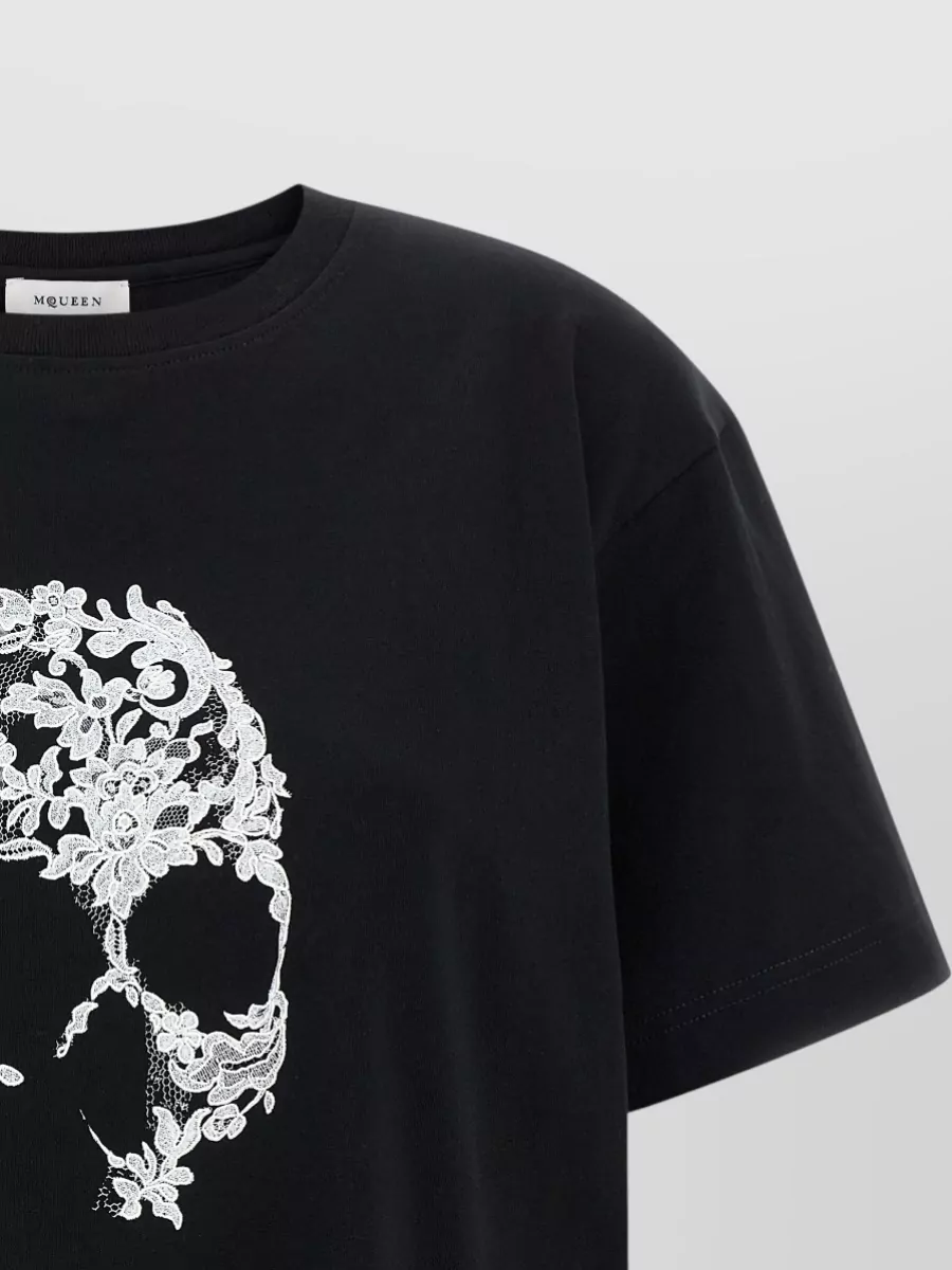 Mc Queen Cotton Printed Short-Sleeve T-Shirt