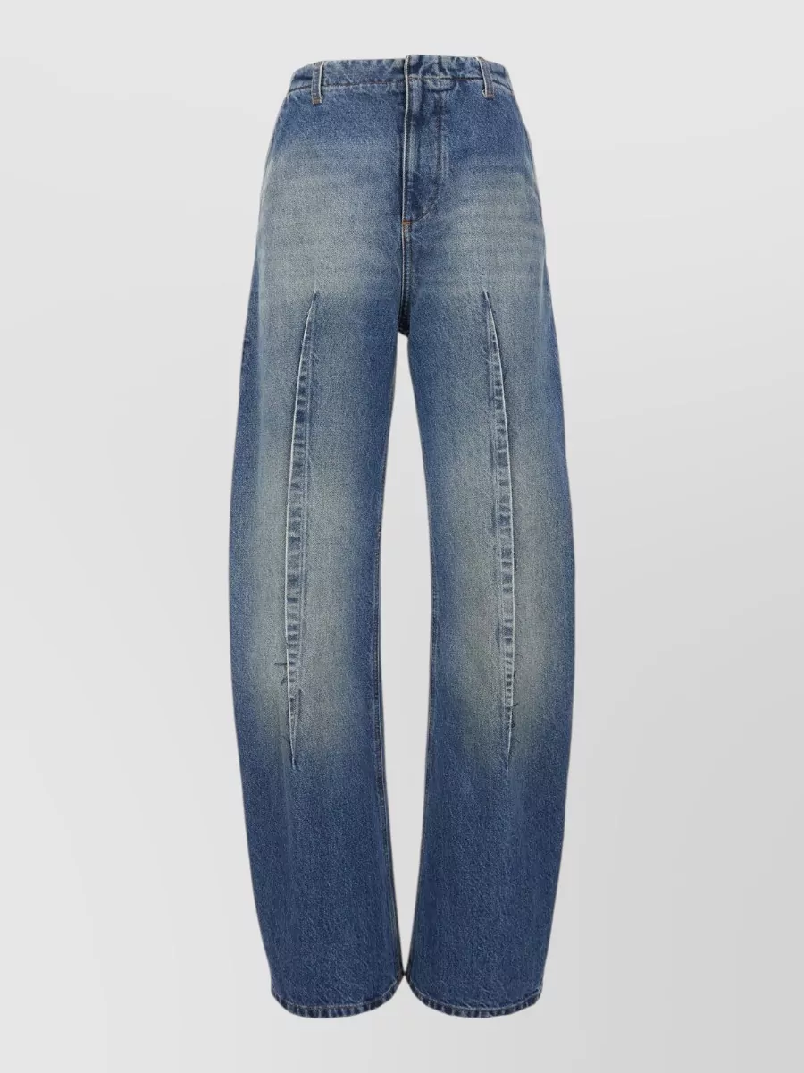Mm6 Maison Margiela denim high-rise wide-leg jeans