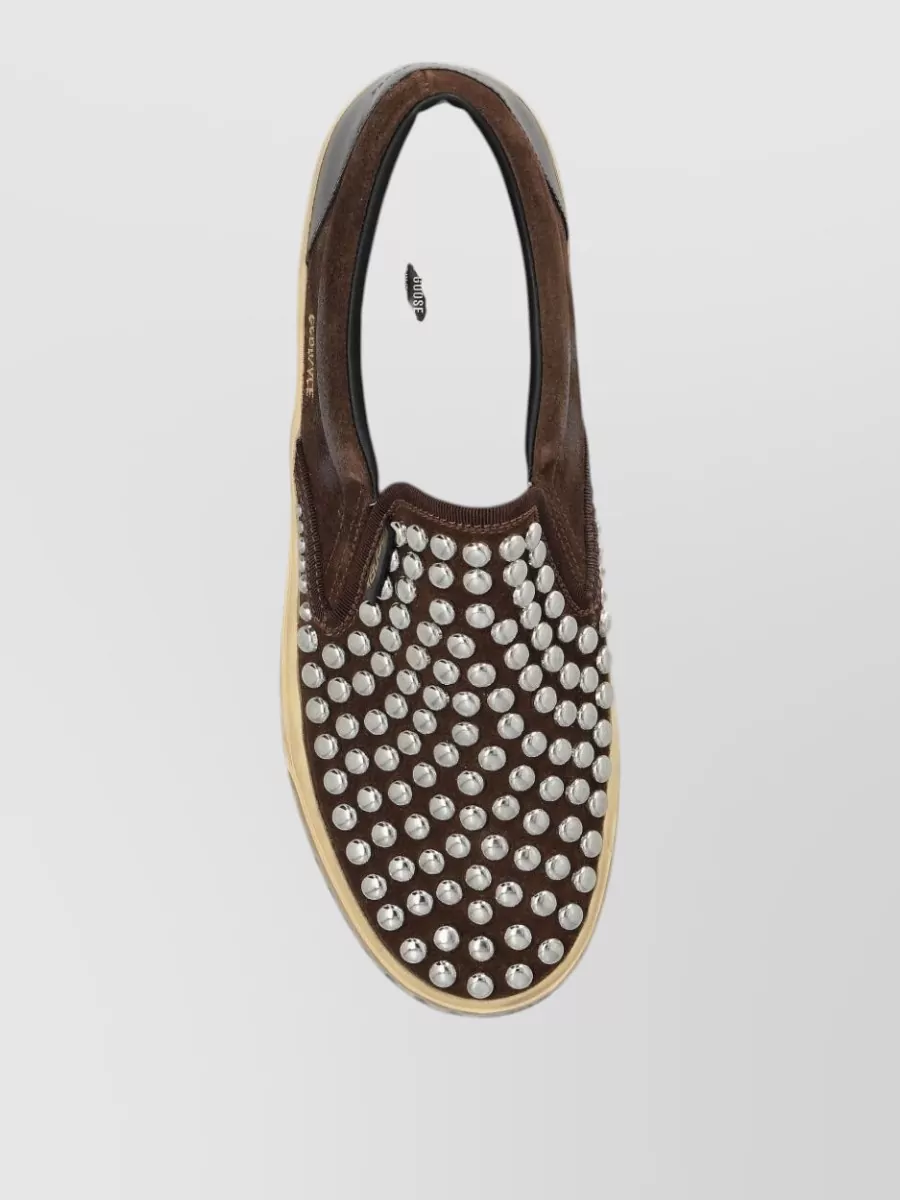 Golden Goose Studded Leather Loafers