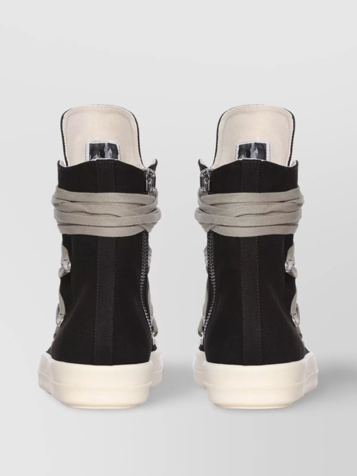 Rick Owens Drkshdw High-Top Lace-Up Sneakers Contrast Sole