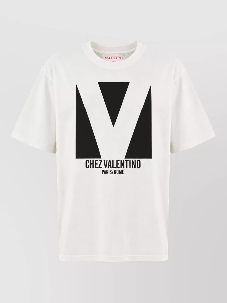 Valentino Cotton Printed T-Shirt