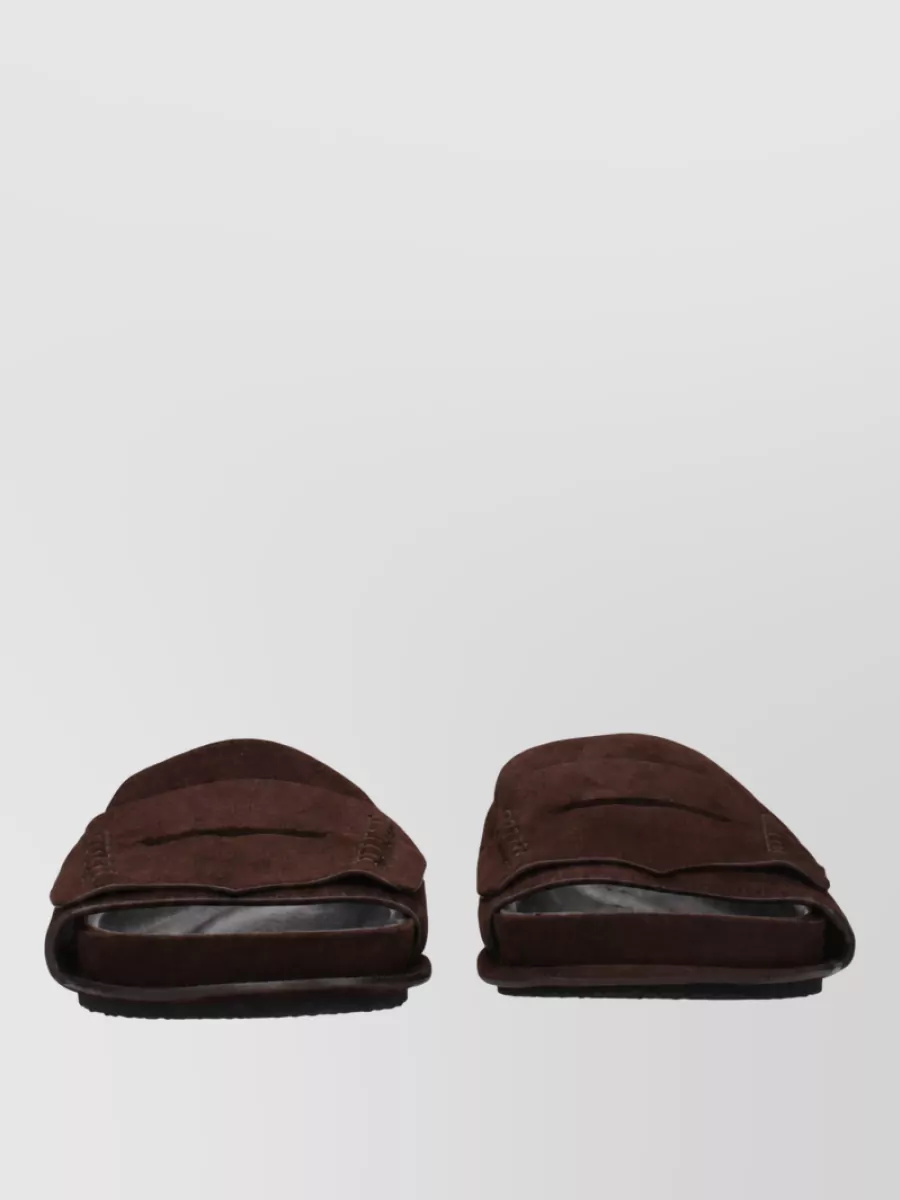 Jacquemus Suede Leather Slides