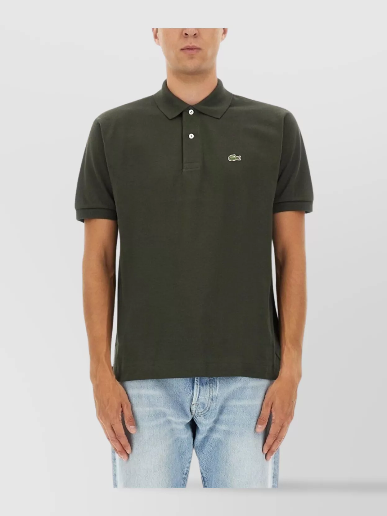 Lacoste Polo Shirt With Short Sleeves And Collar