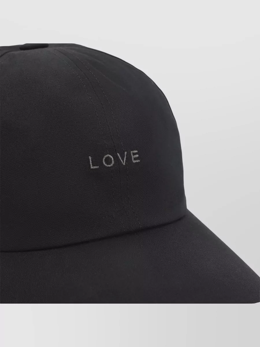 Rick Owens Baseball Cap Curved Brim Embroidered Logo
