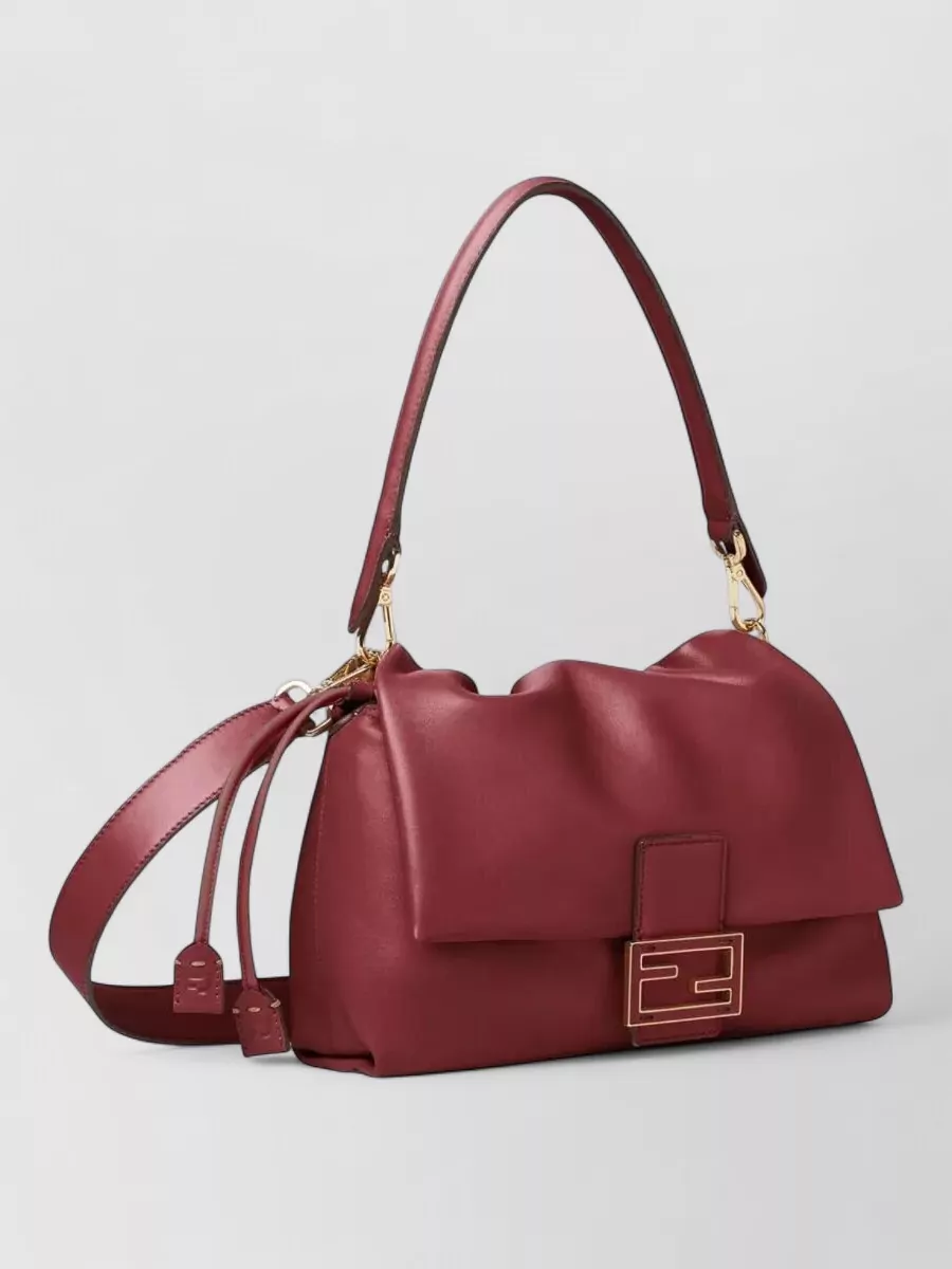 Fendi Medium Nappa Leather Shoulder Bag