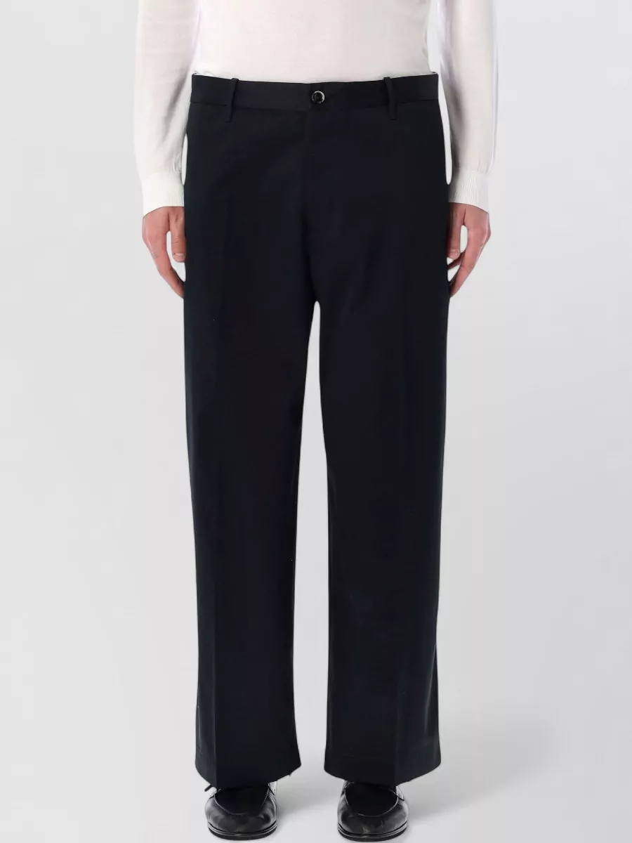 Nine In The Morning cotton straight-leg chino trousers