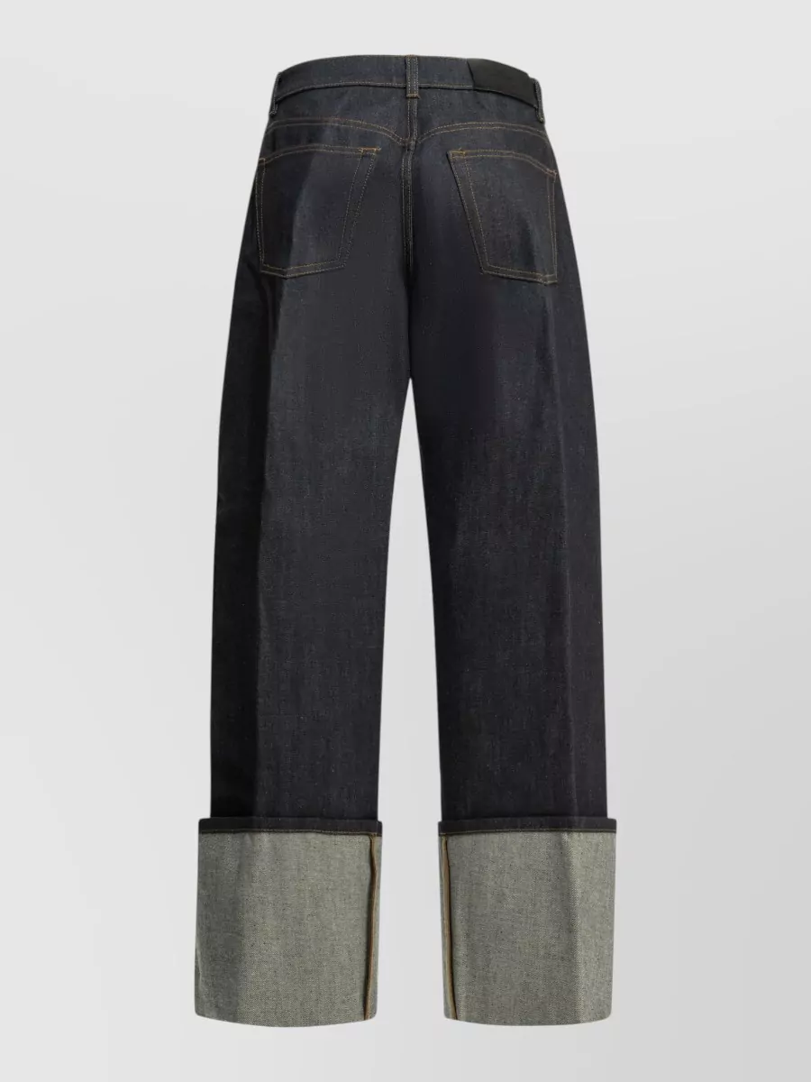 Givenchy Wide Leg Cropped Jeans