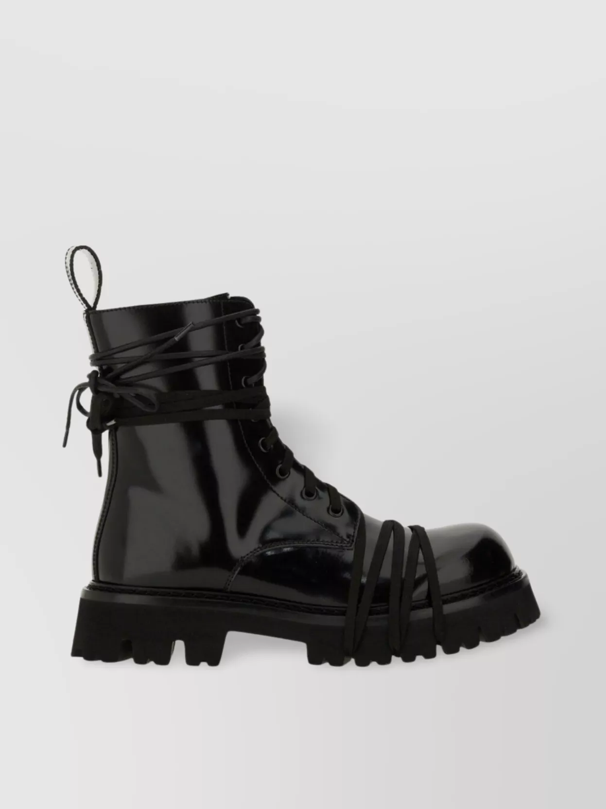Moschino Chunky Sole Lace-Up Boot