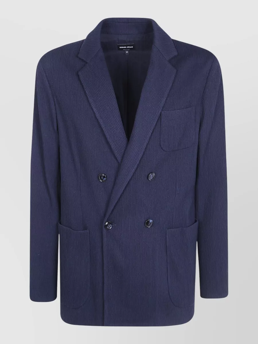 Giorgio Armani cashmere double-breasted suit jacket