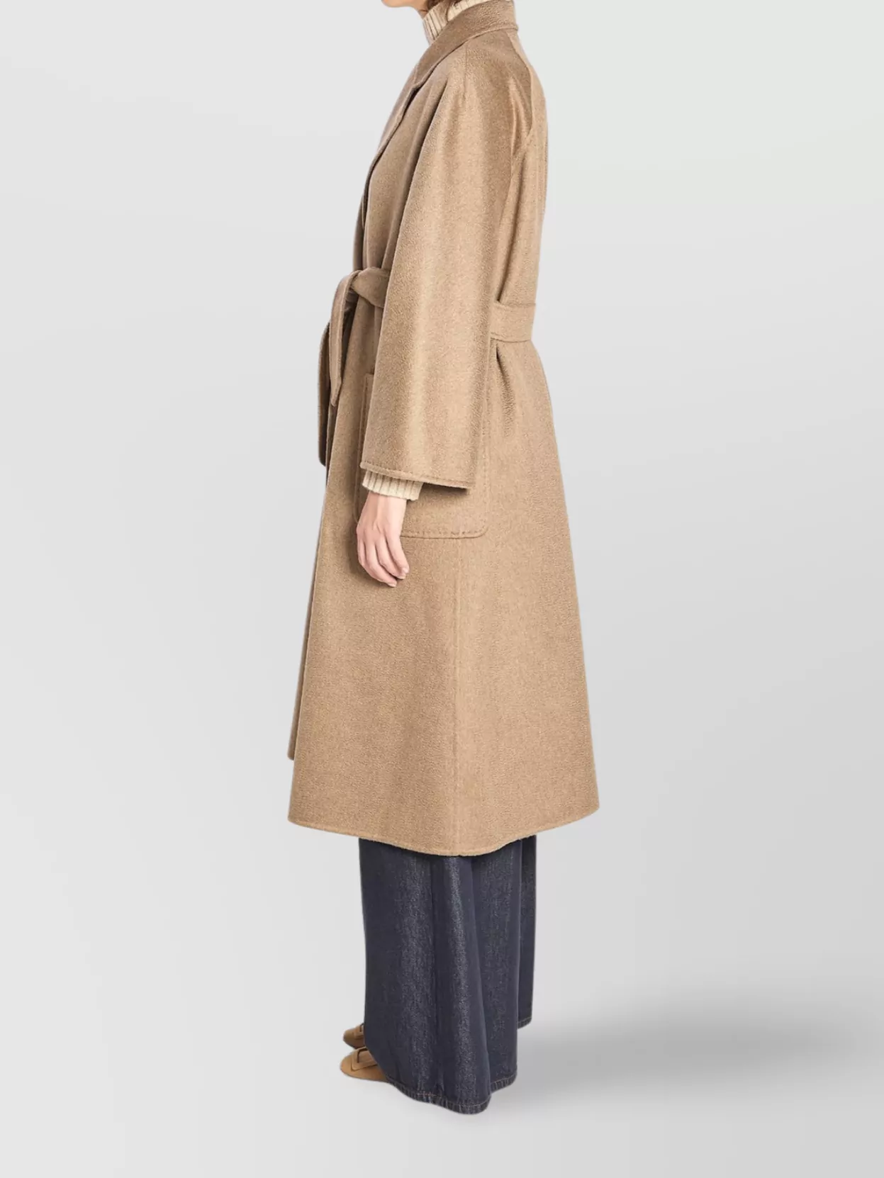 Max Mara Ludmilla Drap Cashmere Kimono Coat