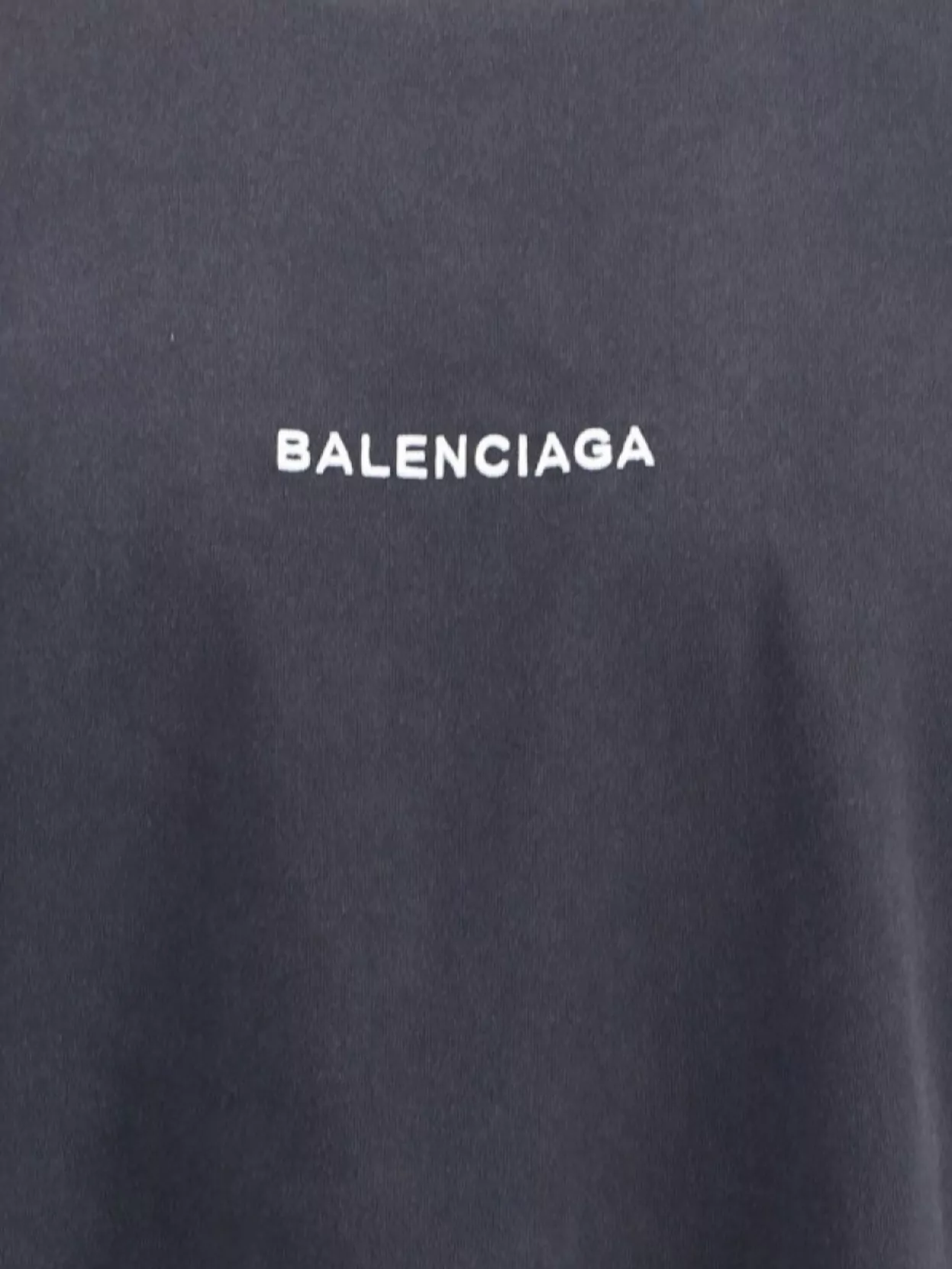 Balenciaga Stitched Logo Cotton T-Shirt
