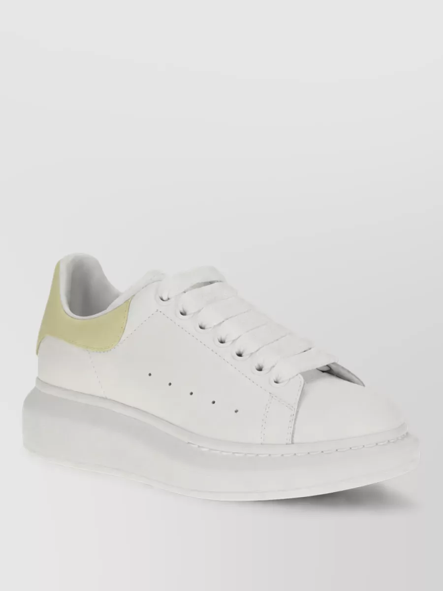 Alexander Mcqueen Leather Oversized Sneakers