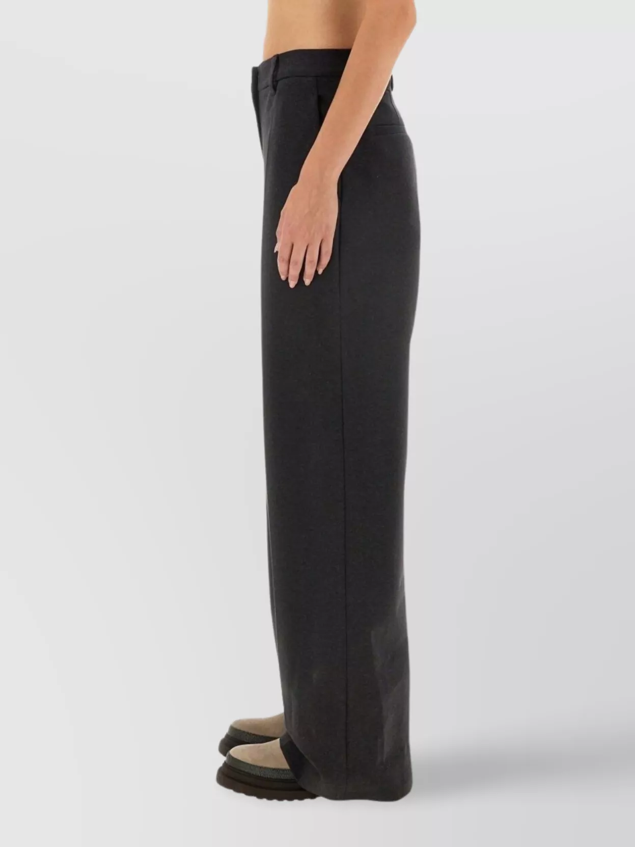 Brunello Cucinelli Wide Leg Trousers Featuring Pockets
