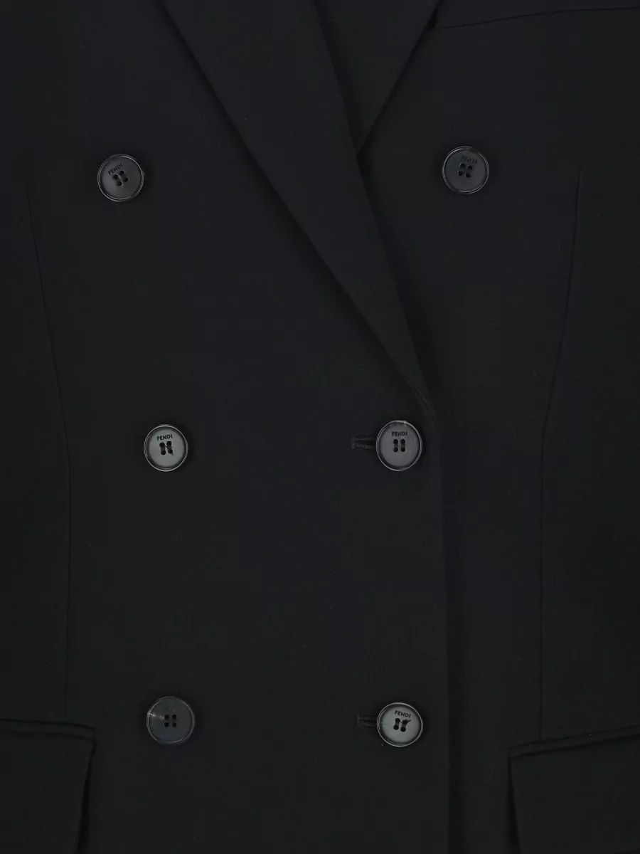Fendi Silk Tailored Blazer