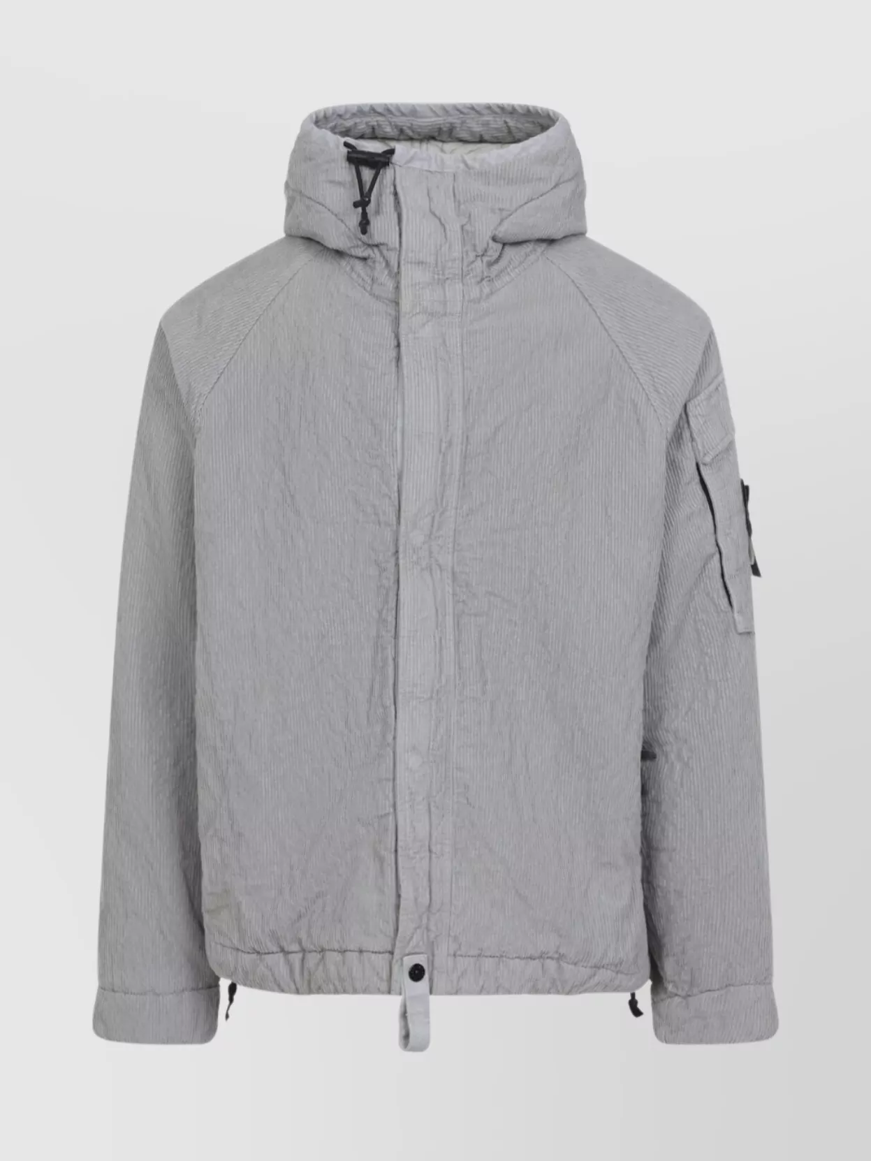 Stone Island Stylish Coat With Hood And Arm Pocket
