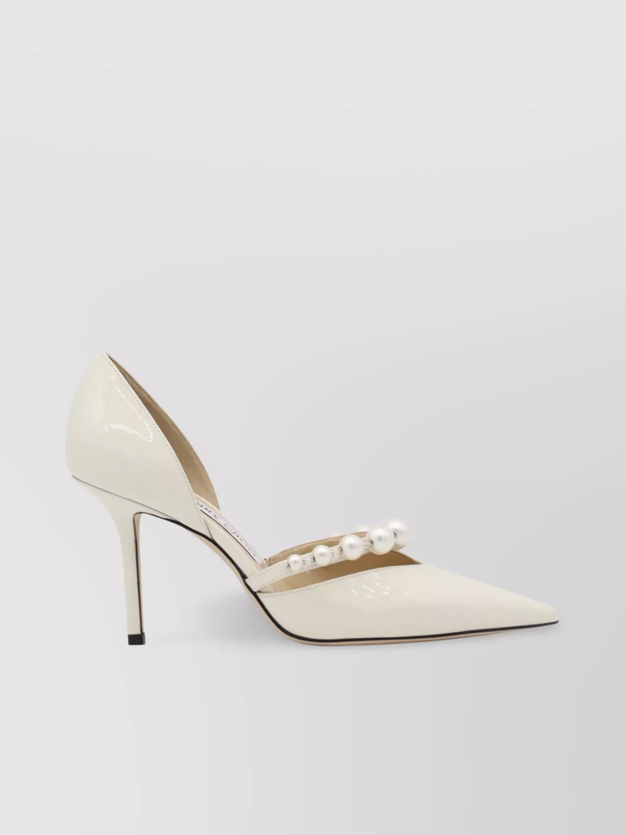 Jimmy Choo Glossy Pearl Pointed Toe Pumps