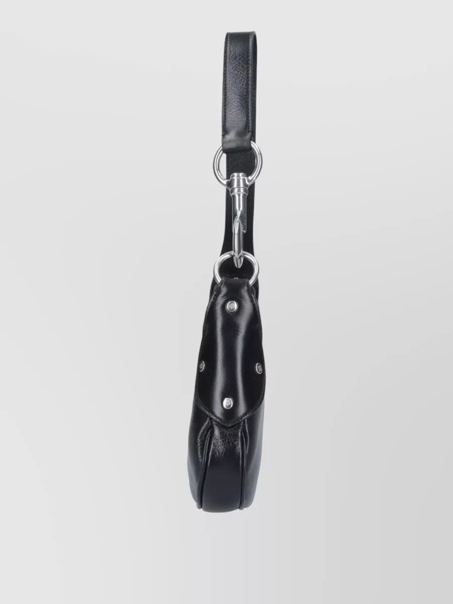 Mulberry Textured Shoulder Bag Metal Hardware