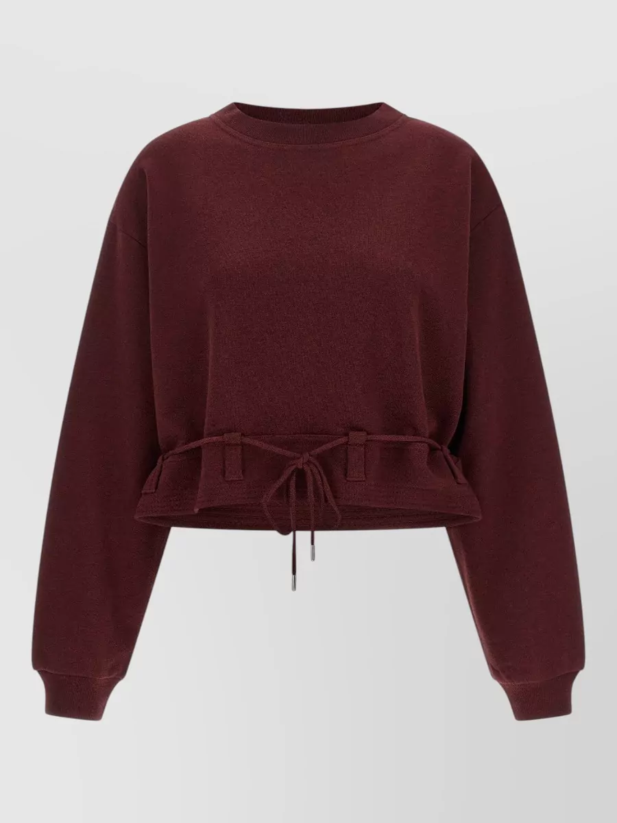 Dries Van Noten cotton cropped sweatshirt