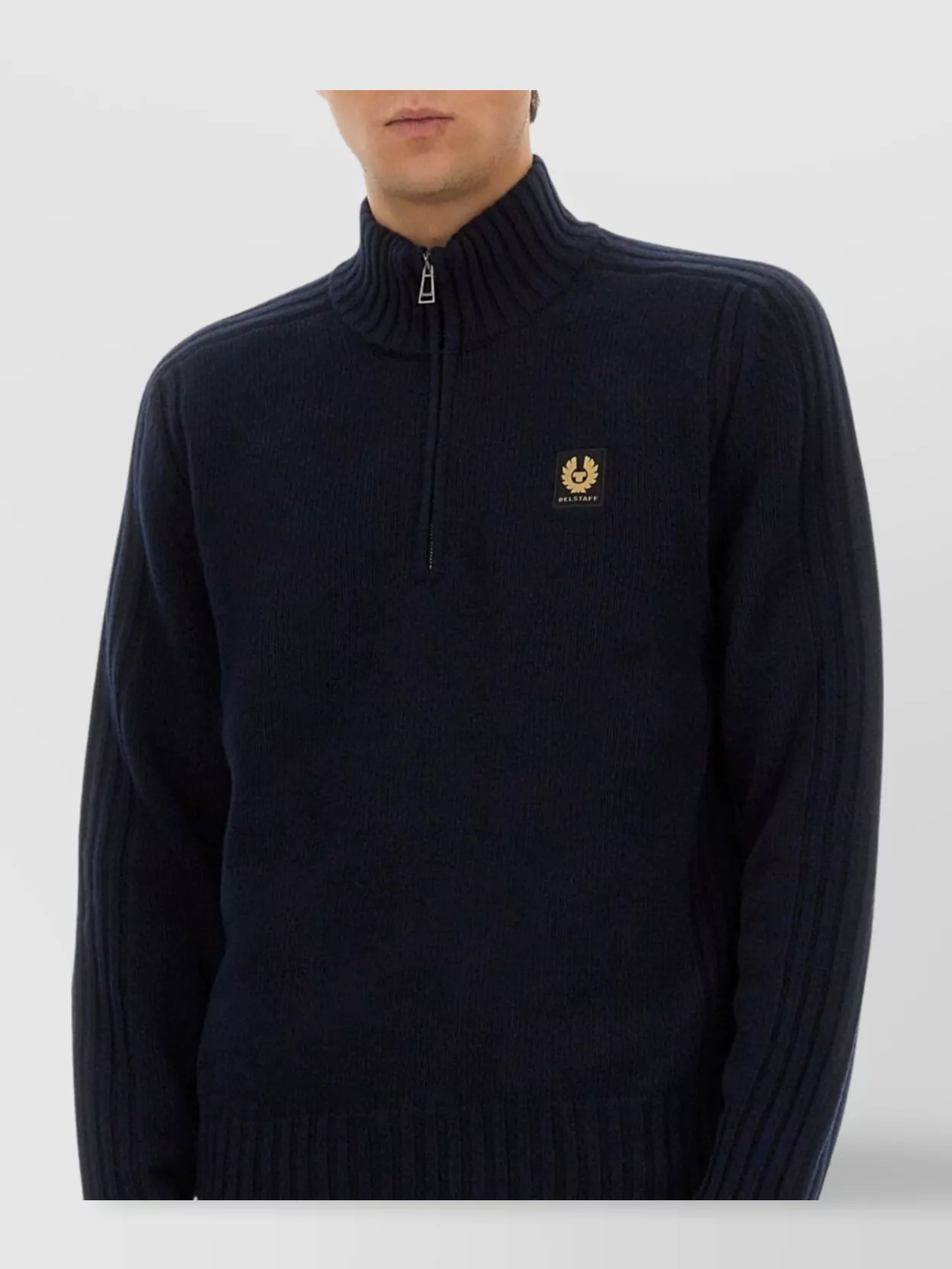 Belstaff High Collar Cuffs And Hem