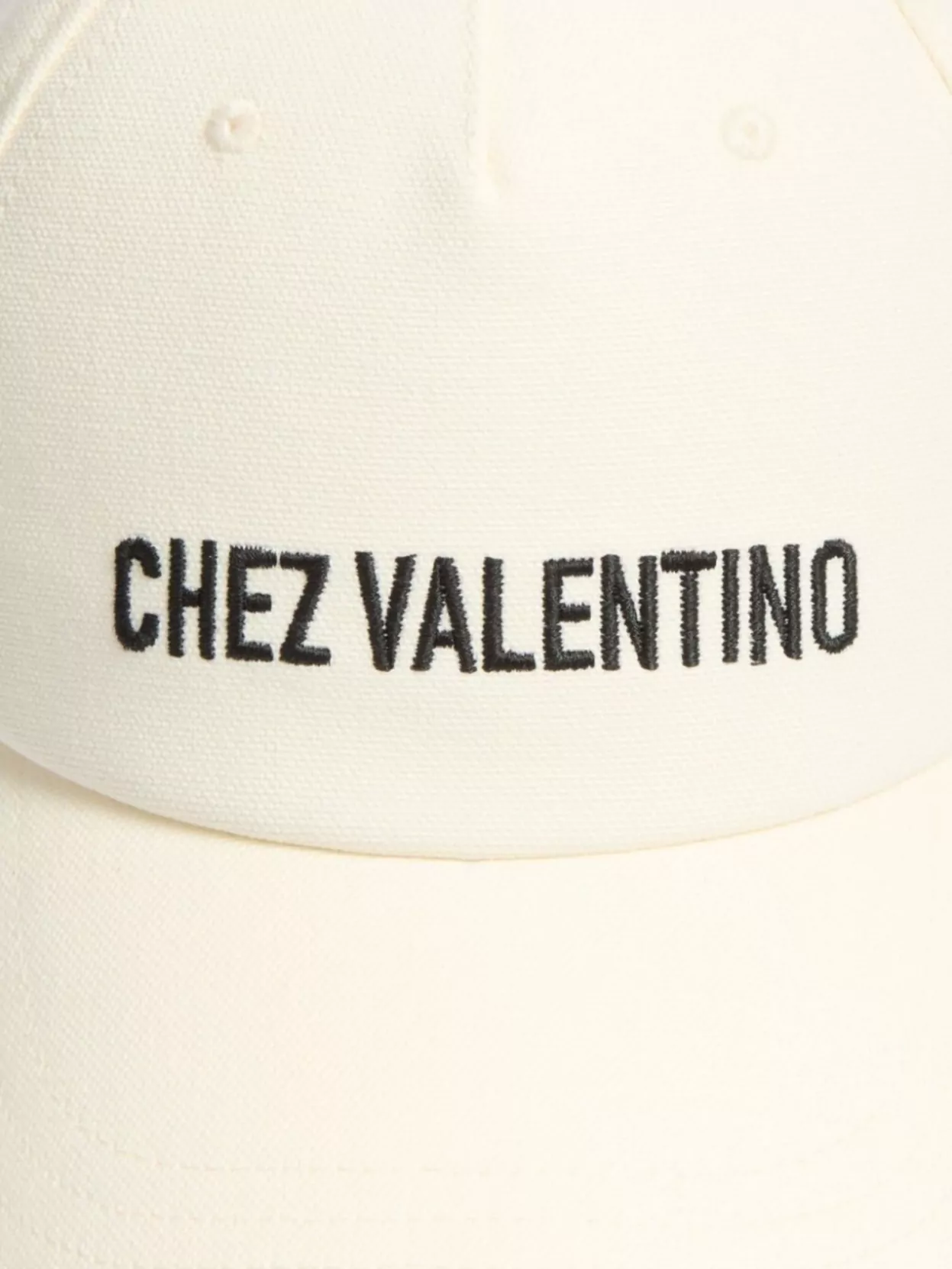 Valentino Garavani Bowl Crown Baseball Cap With Curved Peak