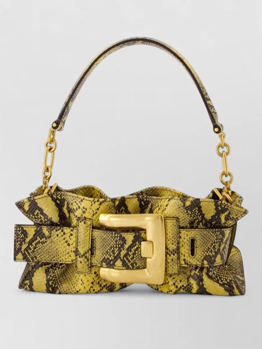 Balmain anthem mini leather belt bag