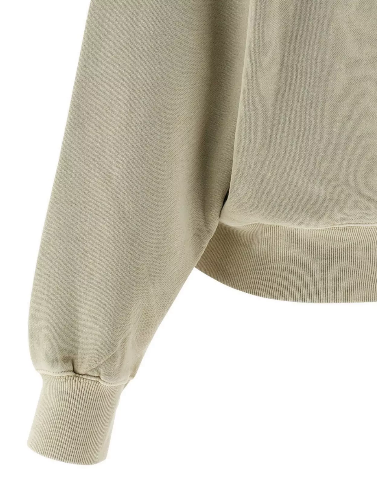 Carhartt Hooded Sweatshirt Featuring Ribbed Cuffs And Hem In Neutral