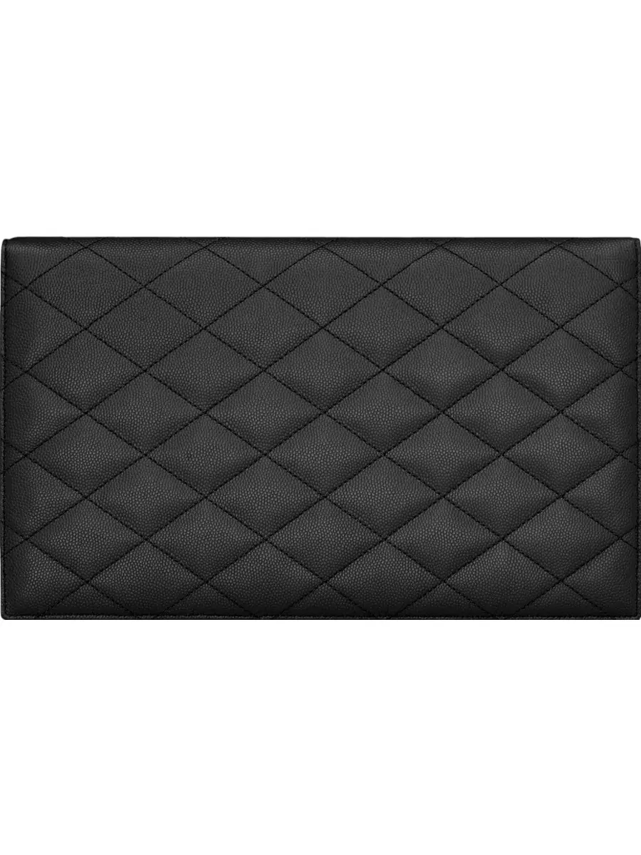 Saint Laurent Paris Leather Clutch Bag