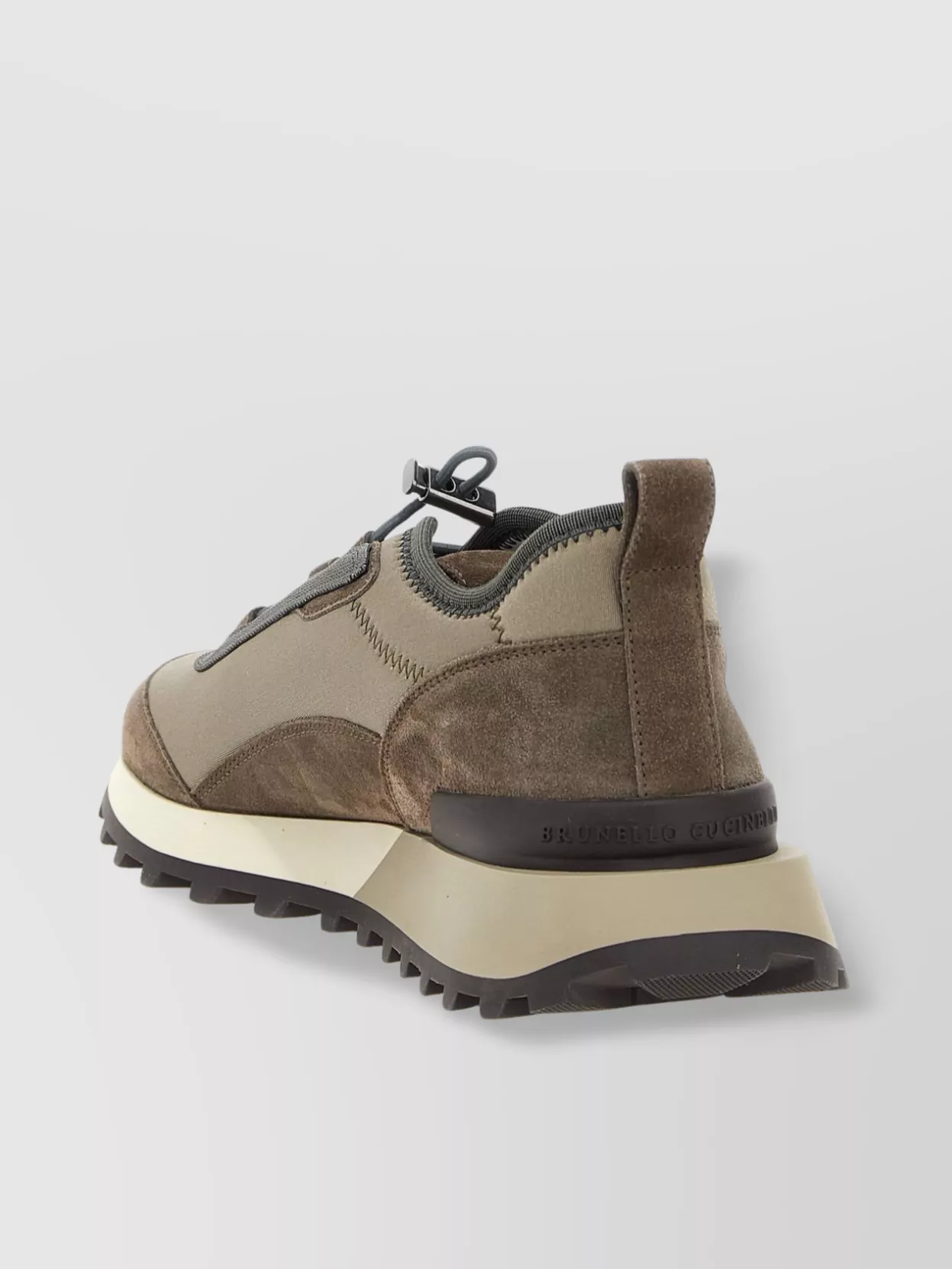 Brunello Cucinelli Streamlined Sneakers With Mesh Panels