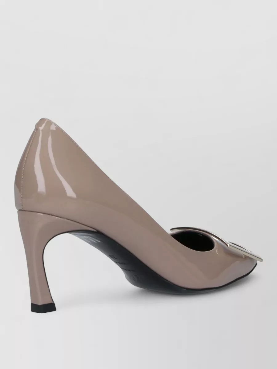 Roger Vivier High Heel Pumps Pointed Toe Stiletto Buckle
