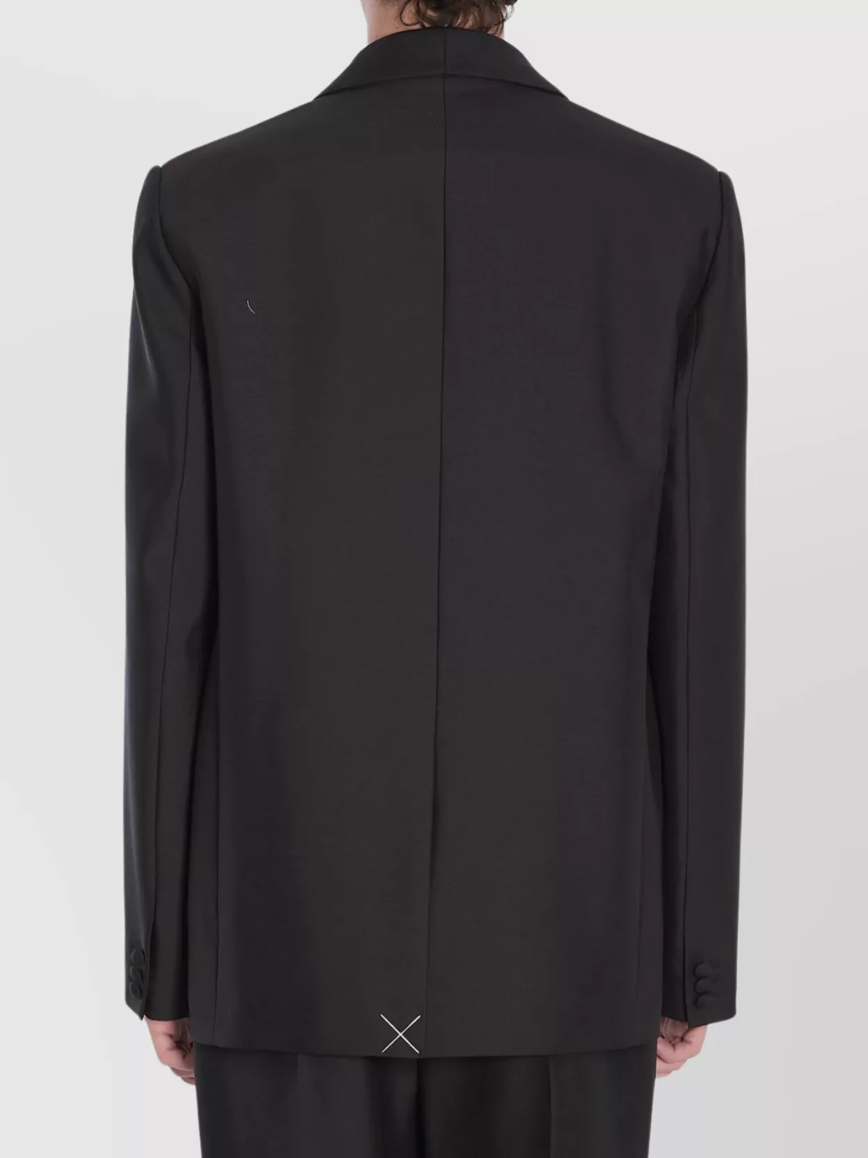 Loewe Tailored Wool Silk Jacket With Shawl Lapel