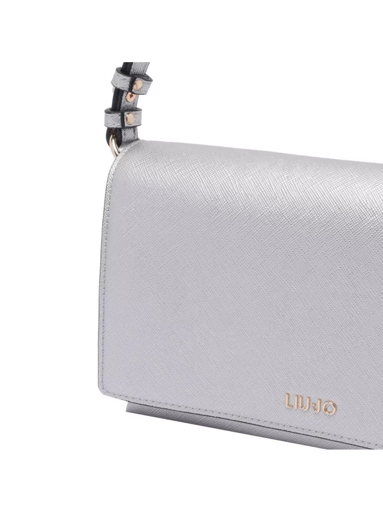 Liu Jo Logo Textured Shoulder Bag
