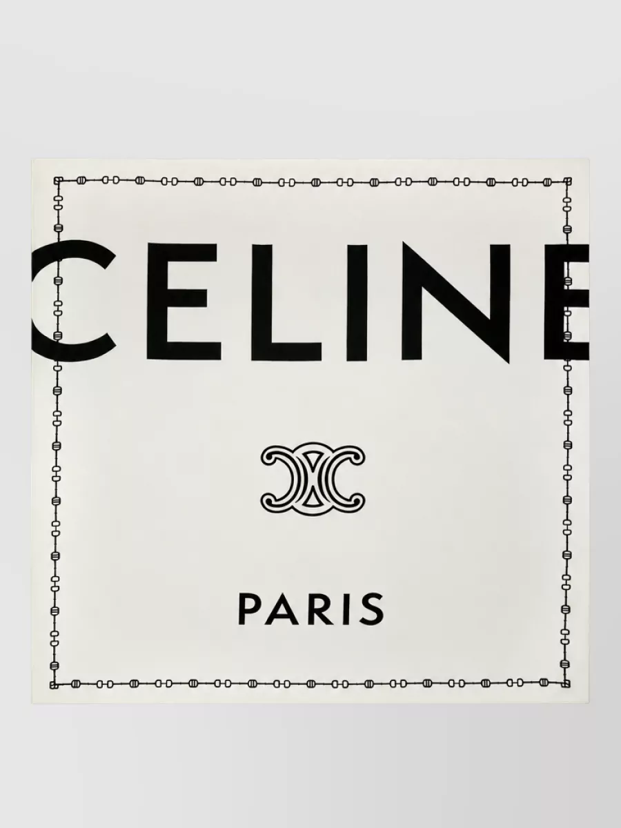 Celine Silk Square Scarf