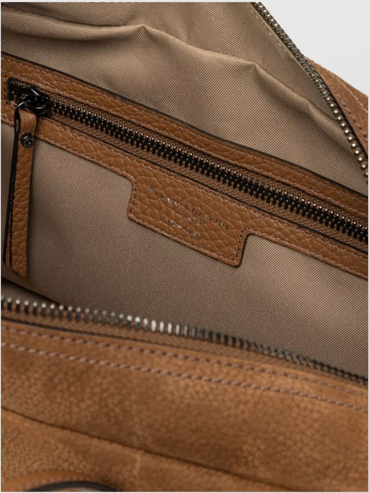 Gianni Chiarini Aryna Textured Leather Double Handle Shoulder Bag