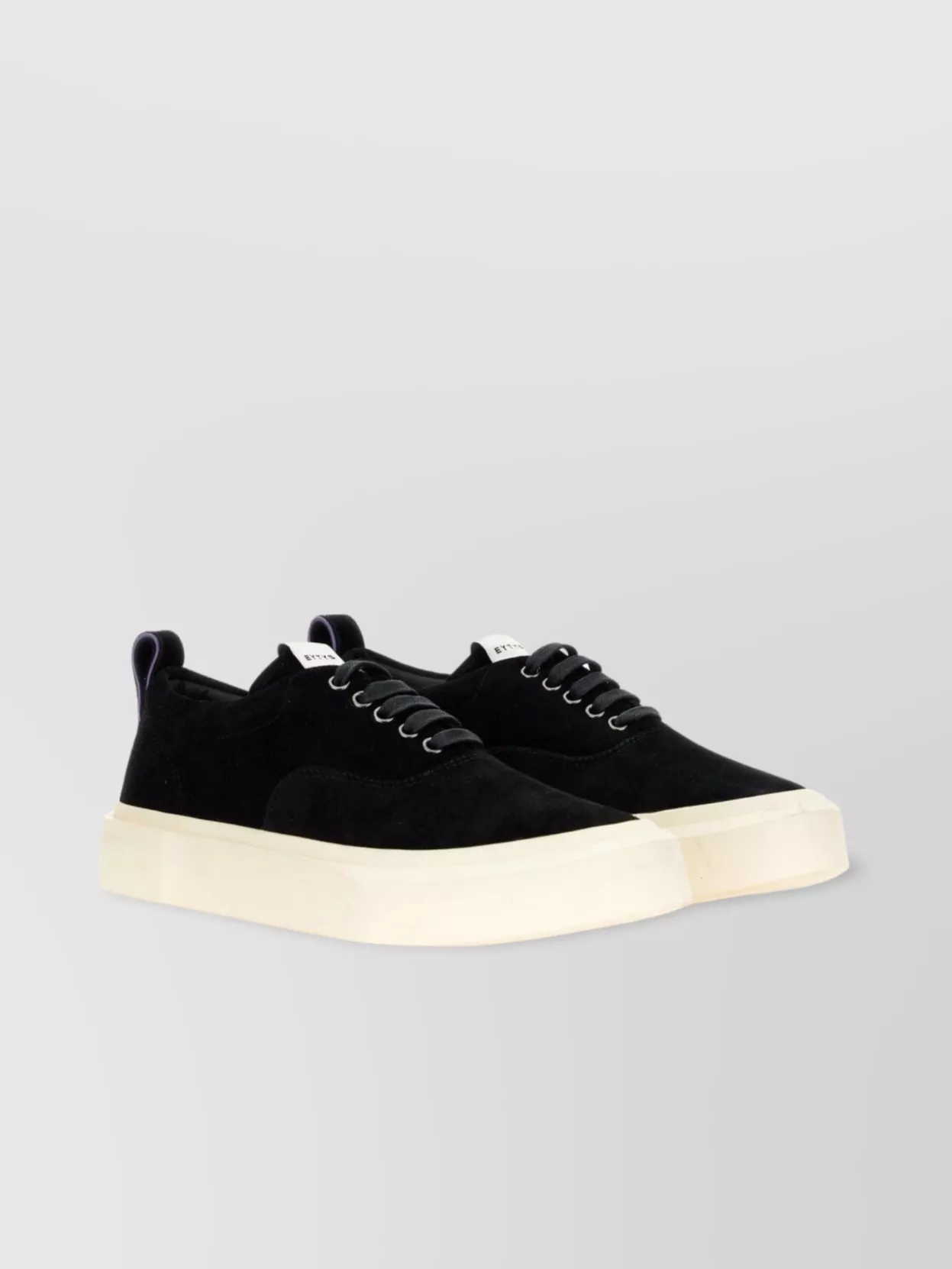 Eytys Suede Upper Rubber Sole Pull Tab Sneaker