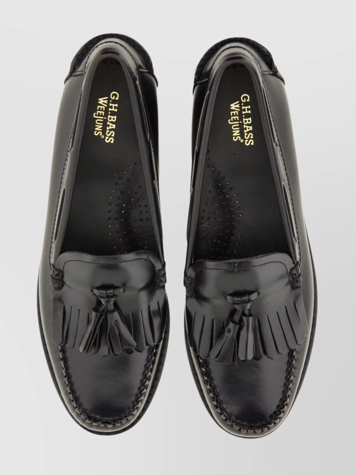 G.h. Bass Loafers With Round Toe And Tassel Detail