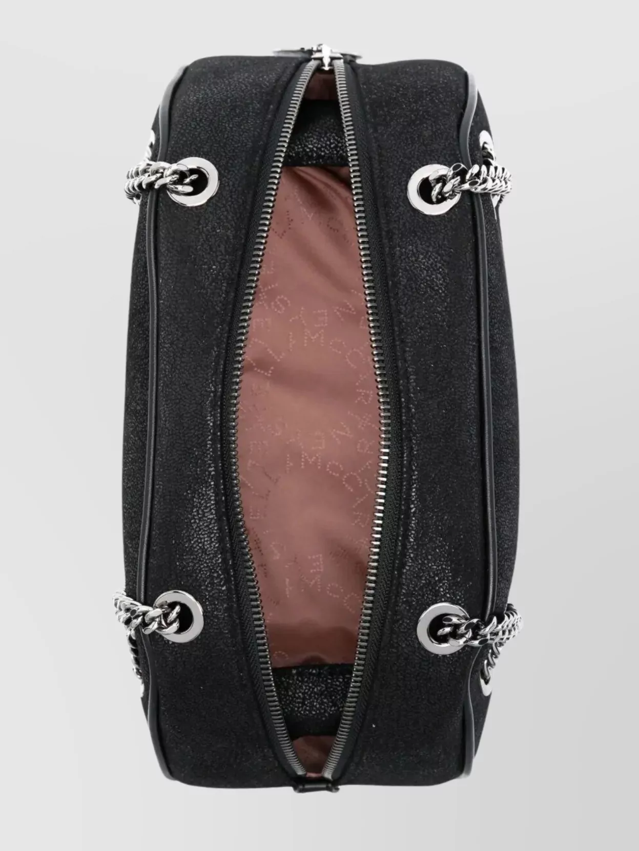 Stella Mccartney Small Bowling Bag Eco Shaggy Deer
