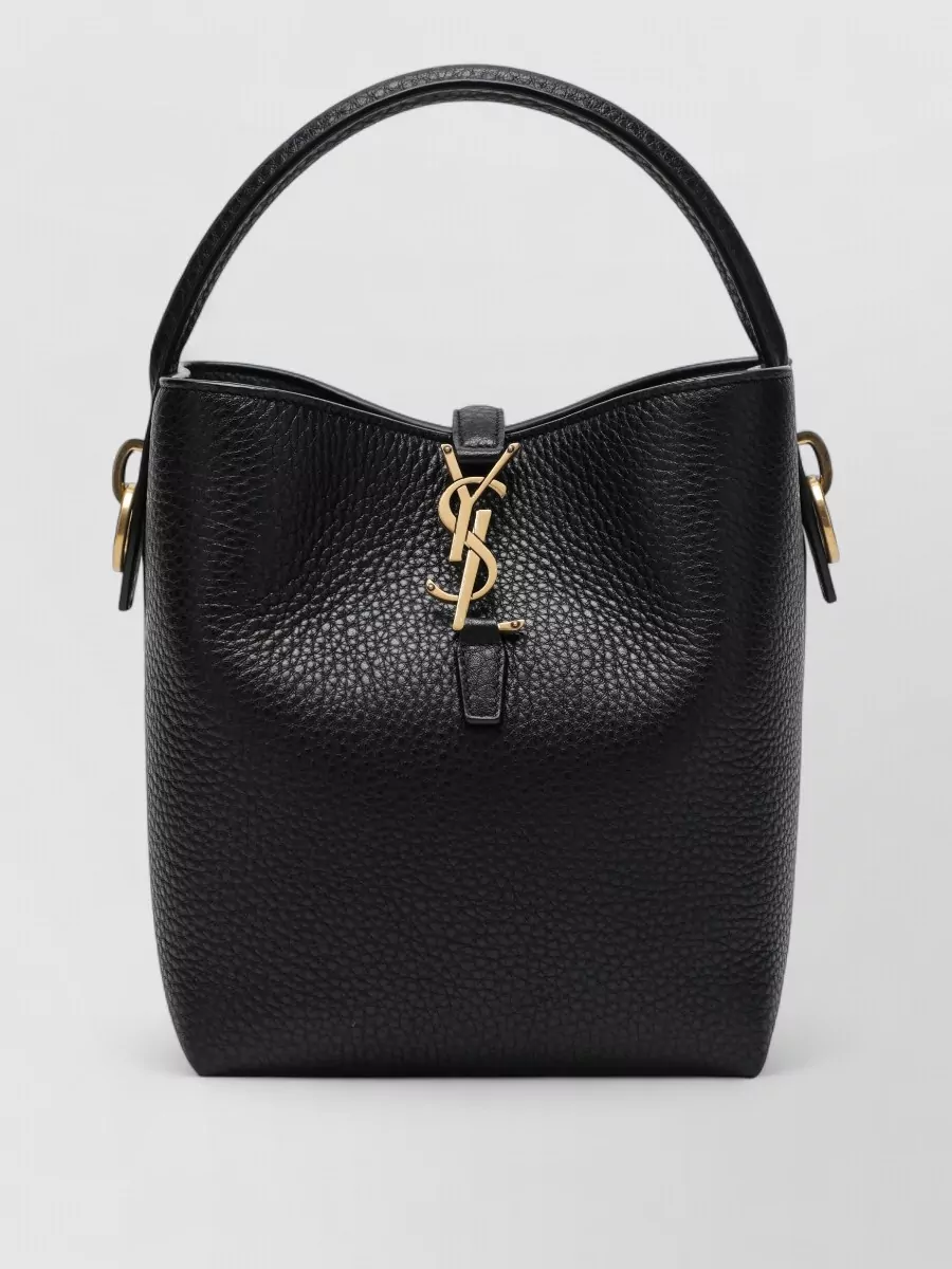 Saint Laurent le 37 leather bucket bag