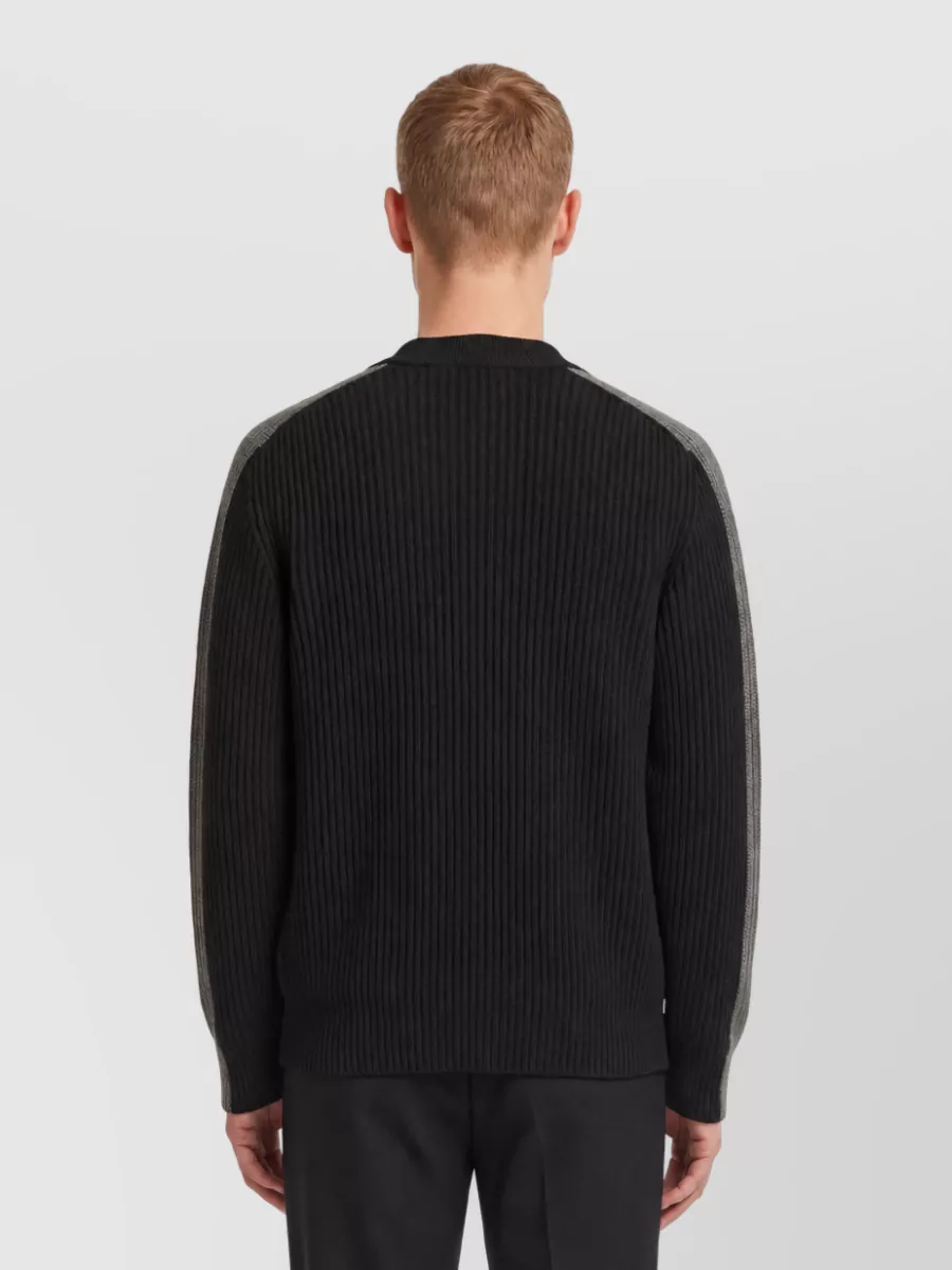 Gucci Wool Fine-Ribbed Relaxed-Fit V-Neck Cardigan