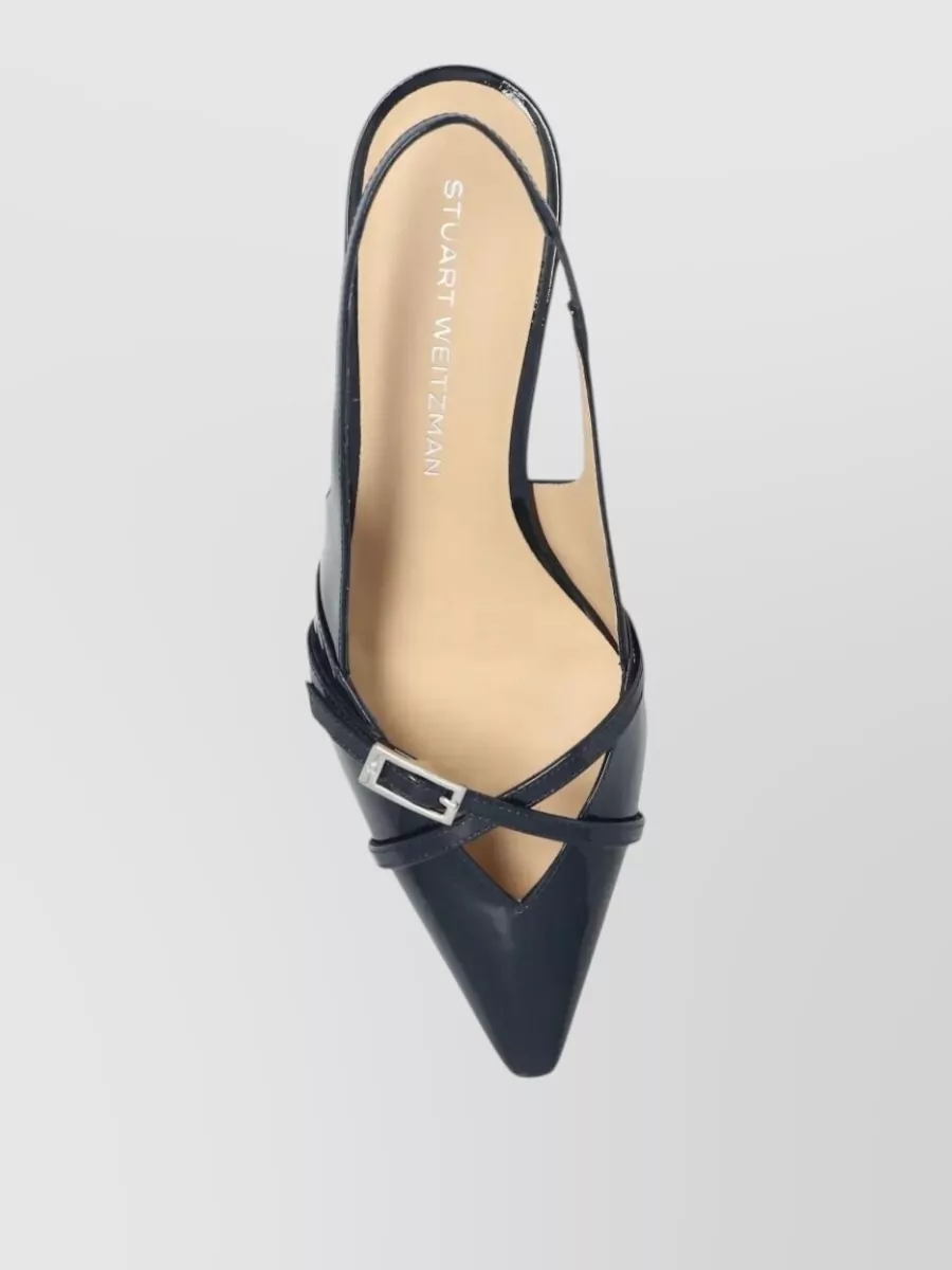Stuart Weitzman Patent Leather Slingback Pumps