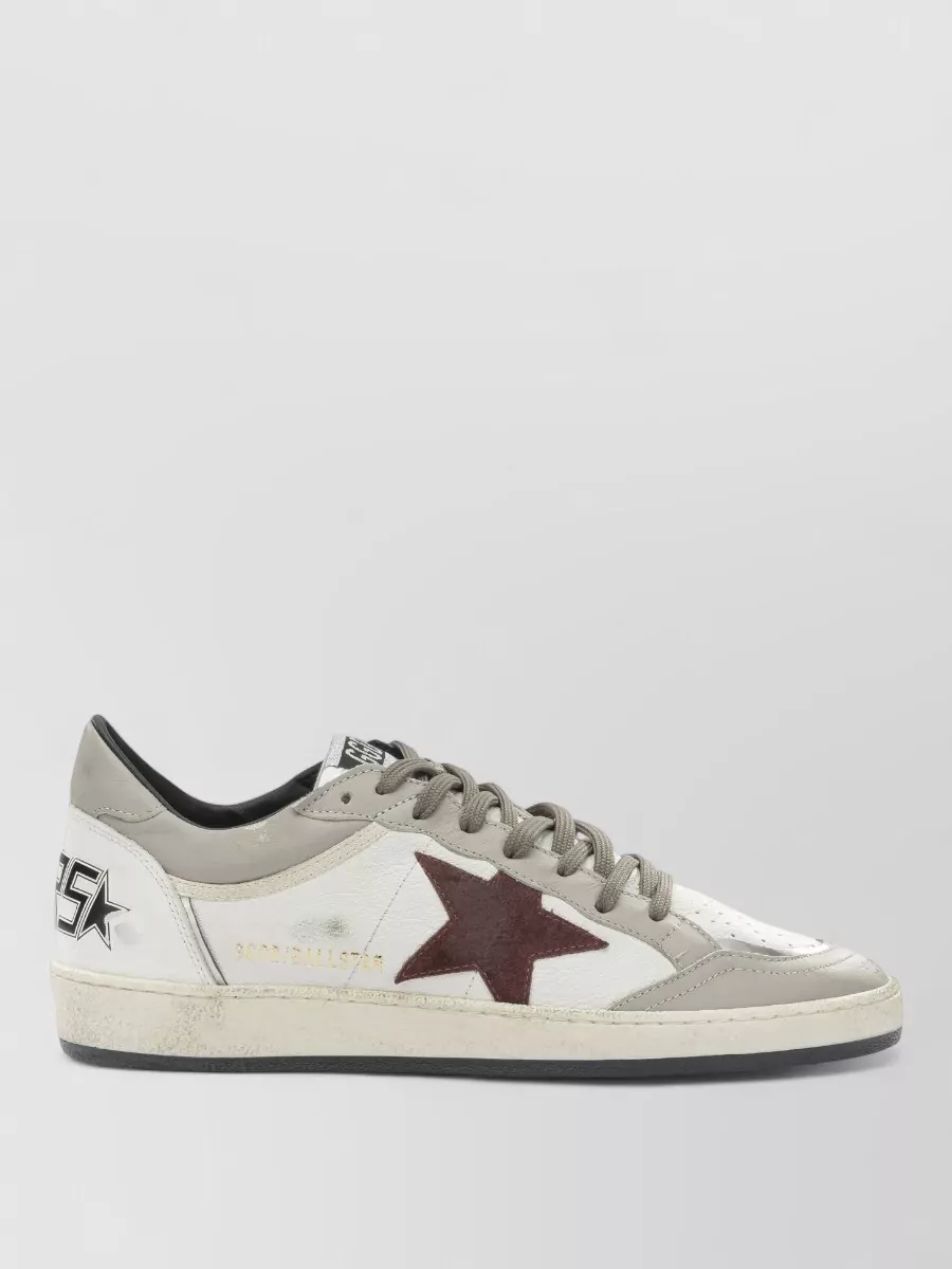 Golden Goose Leather Low-Top Sneakers