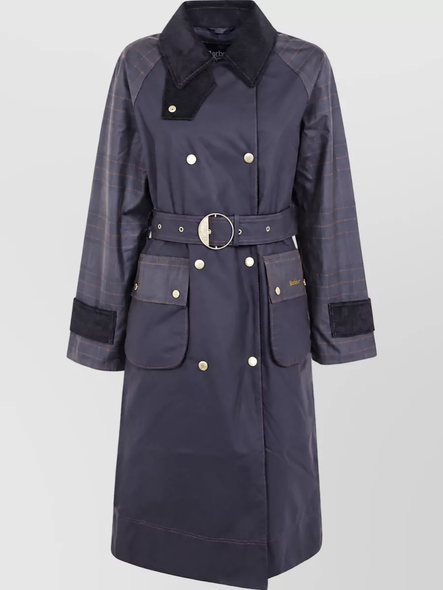 Barbour cotton trench coat