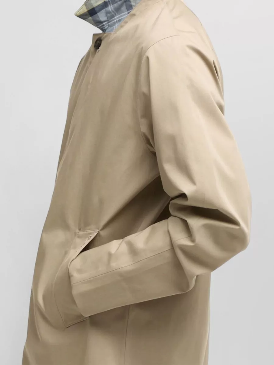 Barbour Rokig Collared Jacket Side And Welt Pockets