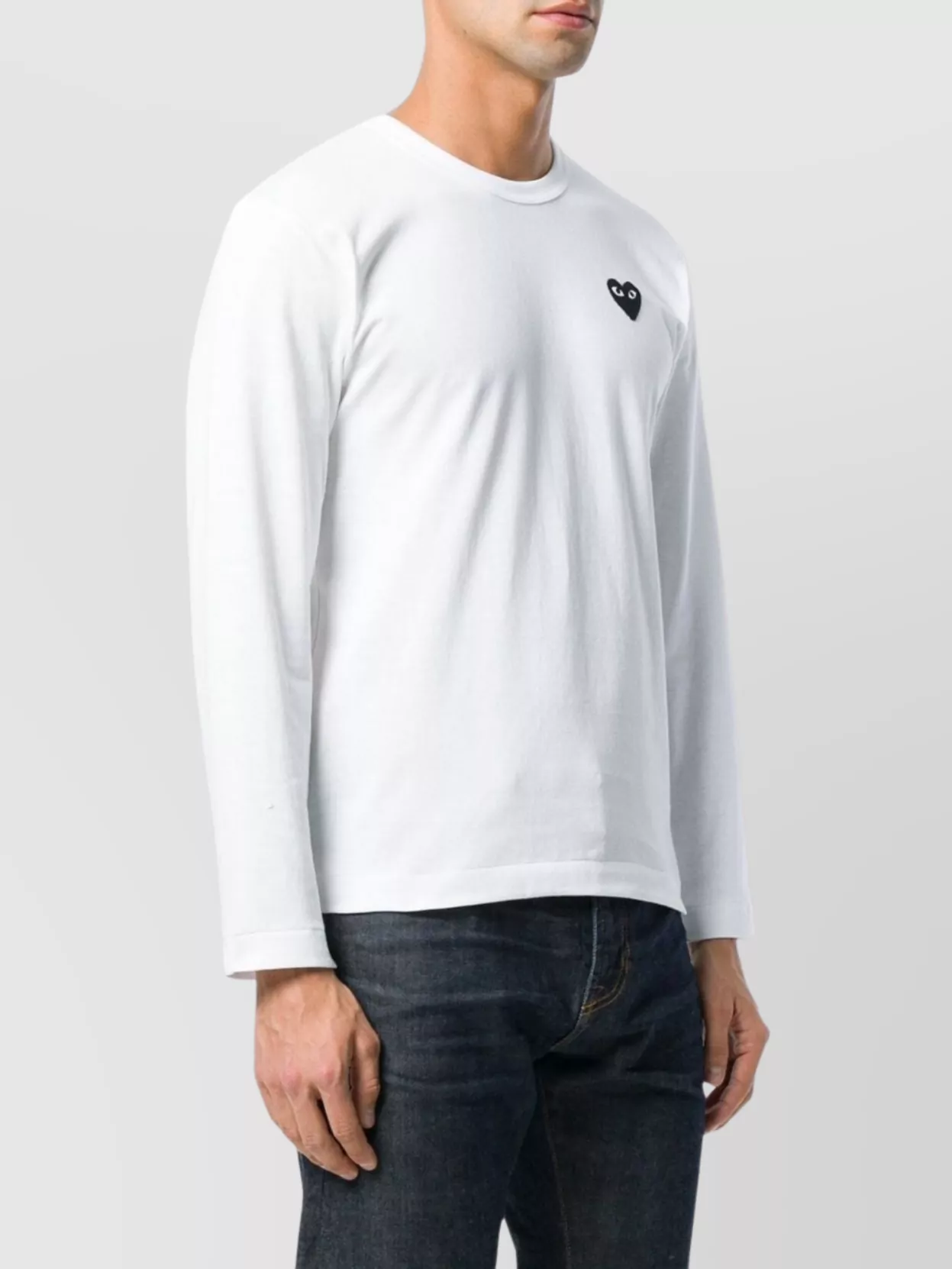 Comme Des Garçons Play Crew Neck Long Sleeves T-shirt