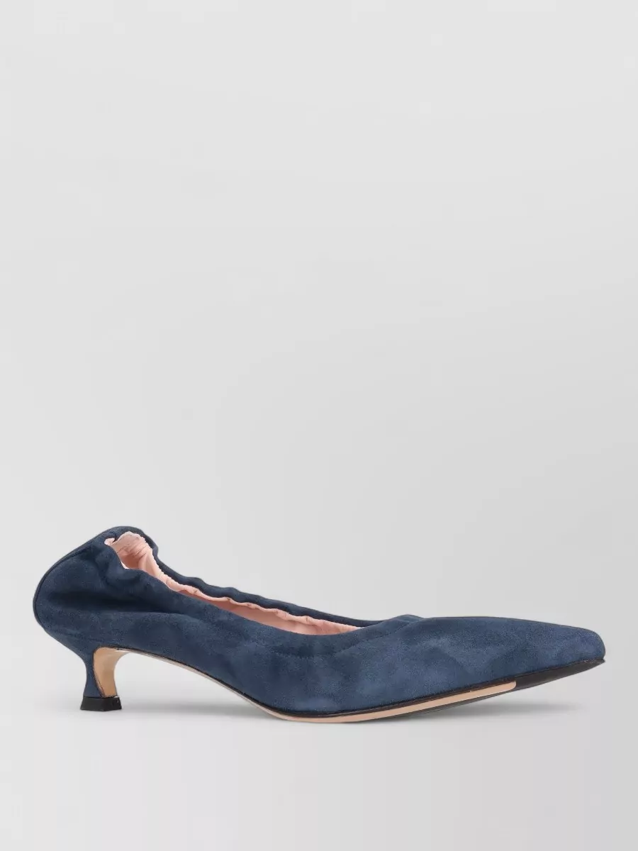 La Rose suede leather pumps