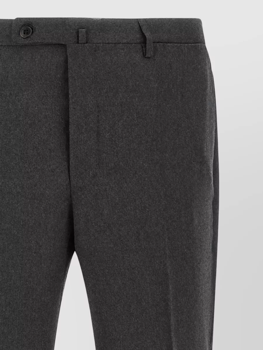 Incotex virgin wool straight leg trousers