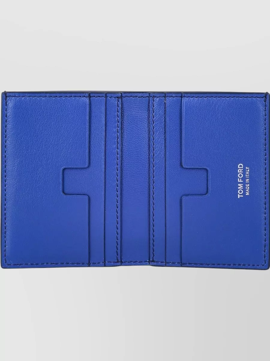 Tom Ford Leather Crocodile-Effect Card Holder