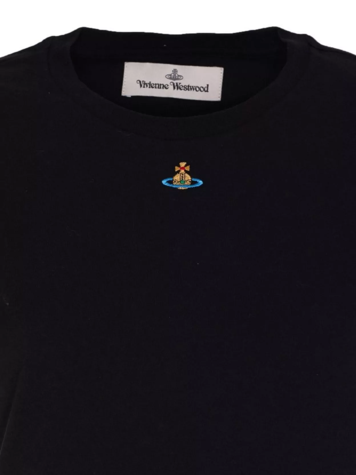 Shop Vivienne Westwood Crewneck Short Sleeves Orb Perù T-shirt